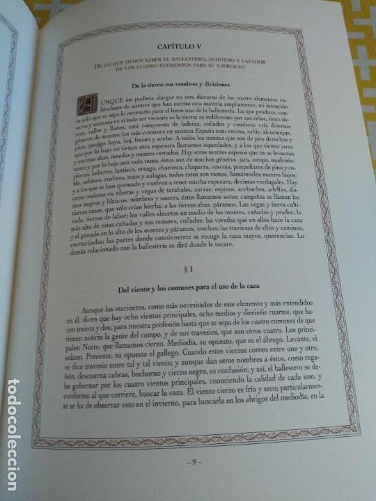 Libros antiguos: Edici&oacute;n numerada Arte de Ballesteria y Monter&iacute;a - Foto 11