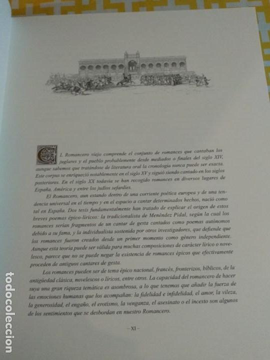 Libros antiguos: Edici&oacute;n numerada Romancero Pintoresco - Foto 8