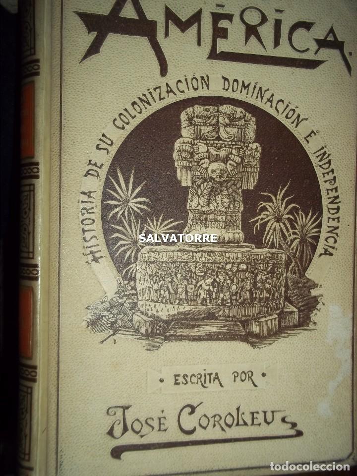 Libros antiguos: JOSE COROLEU.AMERICA.TOMO SEGUNDO.MONTANER Y SIMON.1894.HISTORIA COLONIZACION.DOMINACION