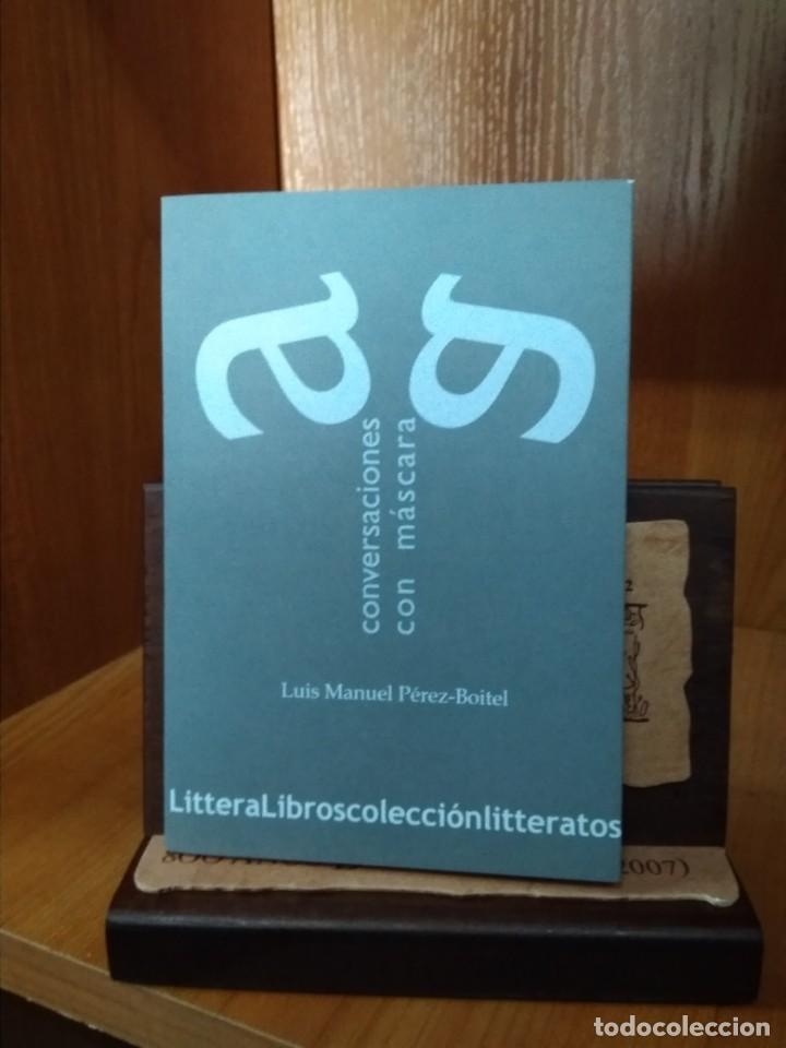 Libros antiguos: Conversaciones con m&aacute;scara, Luis Manuel P&eacute;rez-Boitel - Foto 1
