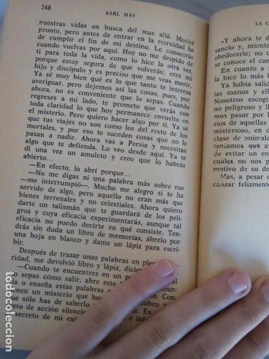 Libros antiguos: Libro La cristiana de la torre Karl May de 1984 - Foto 2