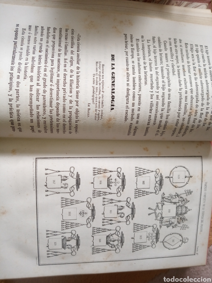 Libros antiguos: Tratado completo de la ciencia del Blas&oacute;n - Foto 4