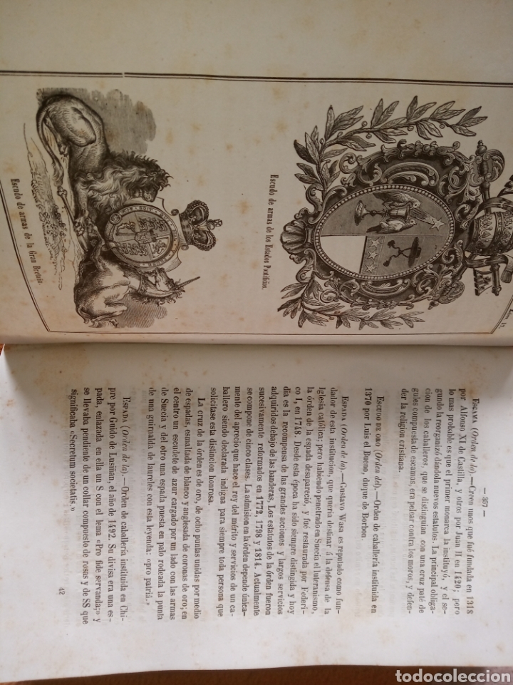 Libros antiguos: Tratado completo de la ciencia del Blas&oacute;n - Foto 5