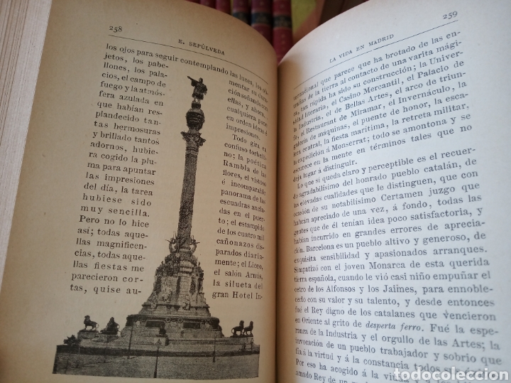 Libros antiguos: La vida en Madrid en 1888 - Foto 5