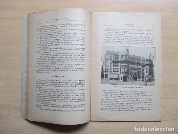 Libros antiguos: La maison du peuple de Bruxelles - Foto 5