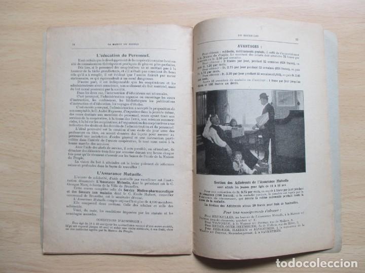 Libros antiguos: La maison du peuple de Bruxelles - Foto 8