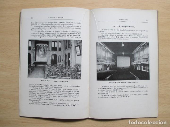 Libros antiguos: La maison du peuple de Bruxelles - Foto 8