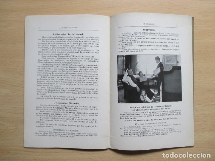 Libros antiguos: La maison du peuple de Bruxelles - Foto 9