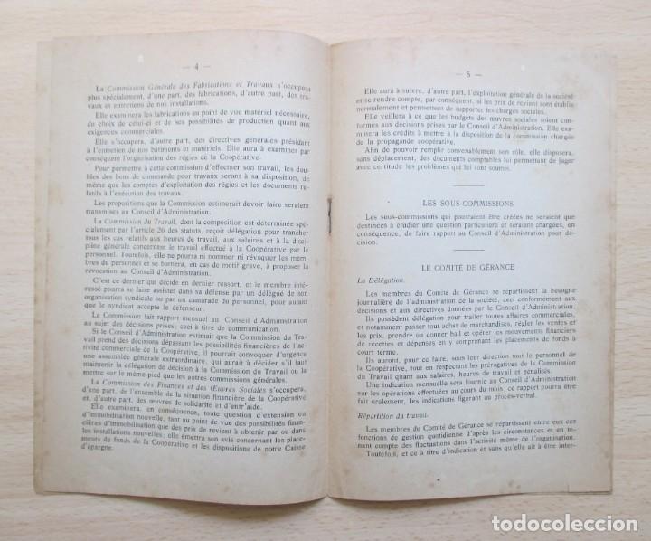 Libros antiguos: La Maison du Peuple. R&egrave;glement d&rsquo;ordre int&eacute;rieur - Foto 3