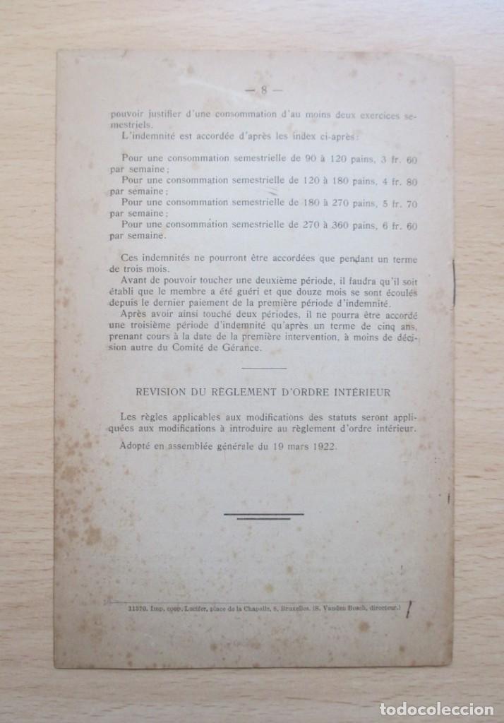 Libros antiguos: La Maison du Peuple. R&egrave;glement d&rsquo;ordre int&eacute;rieur - Foto 5