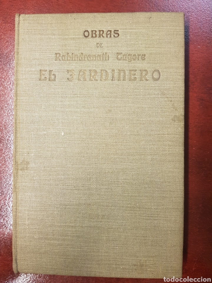 Libros antiguos: El jardinero - Rabindranath Tagore - 1930 - Foto 1