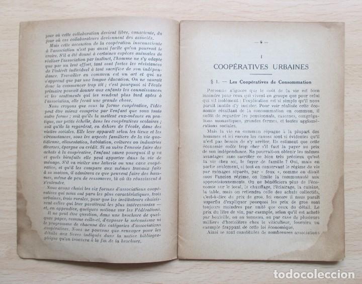 Libros antiguos: La Coop&eacute;ration et l&rsquo;&eacute;cole primaire, par Charles Gide - Foto 3