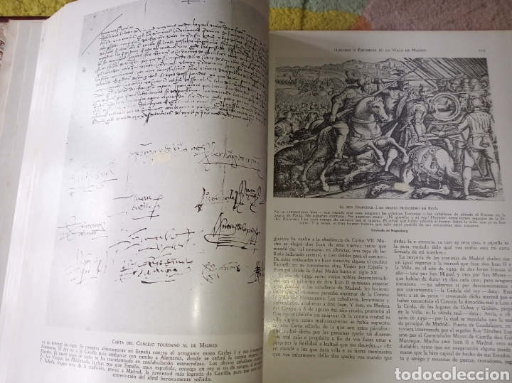 Libros antiguos: Historias y estampas de la Villa de Madrid - Foto 6