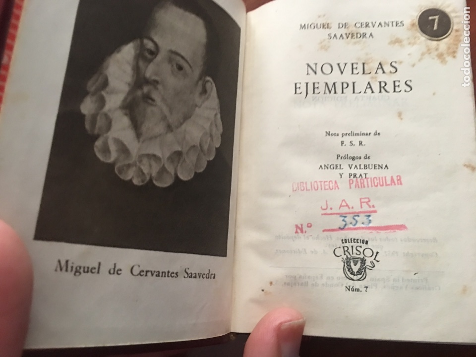 Libros antiguos: Libro crisol Cervantes novelas ejemplares - Foto 3