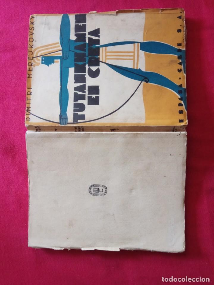Libros antiguos: Tutankhamen en Creta- Dimitri Merejkovsky. - Foto 2