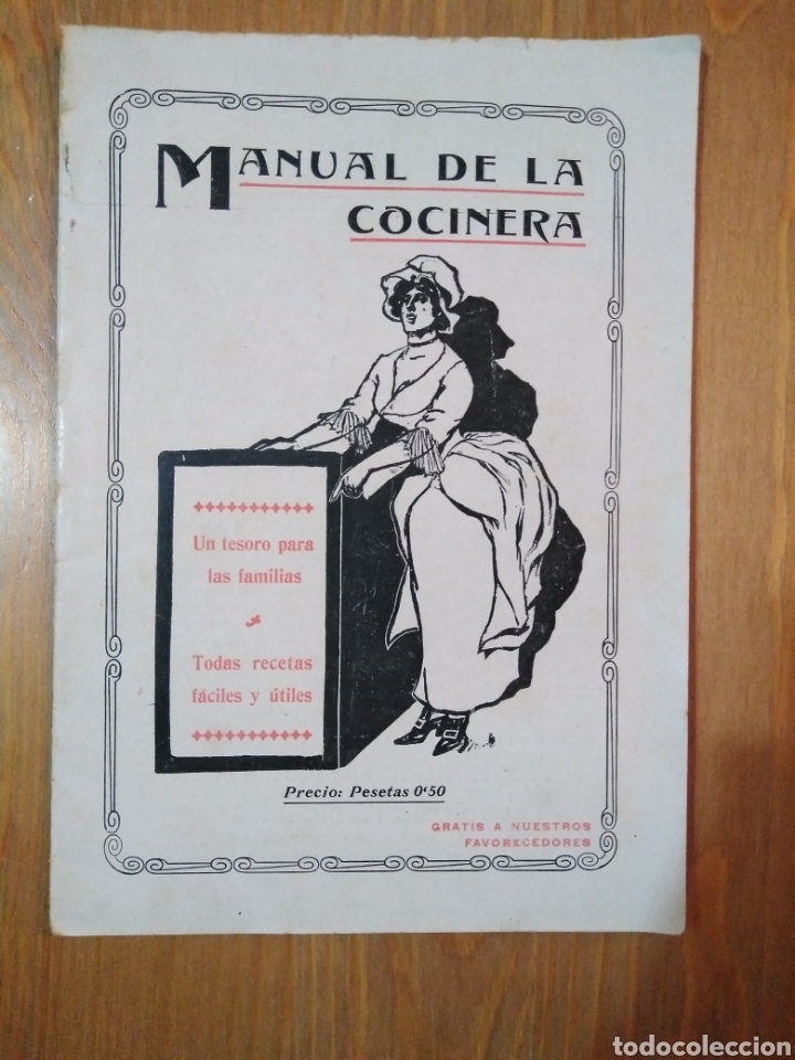 Libros antiguos: Manual de la cocinera. Edici&oacute;n de laboratorios farmac&eacute;uticos - Foto 1