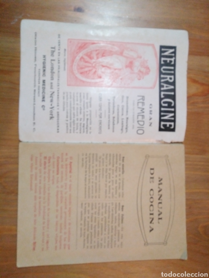 Libros antiguos: Manual de la cocinera. Edici&oacute;n de laboratorios farmac&eacute;uticos - Foto 3