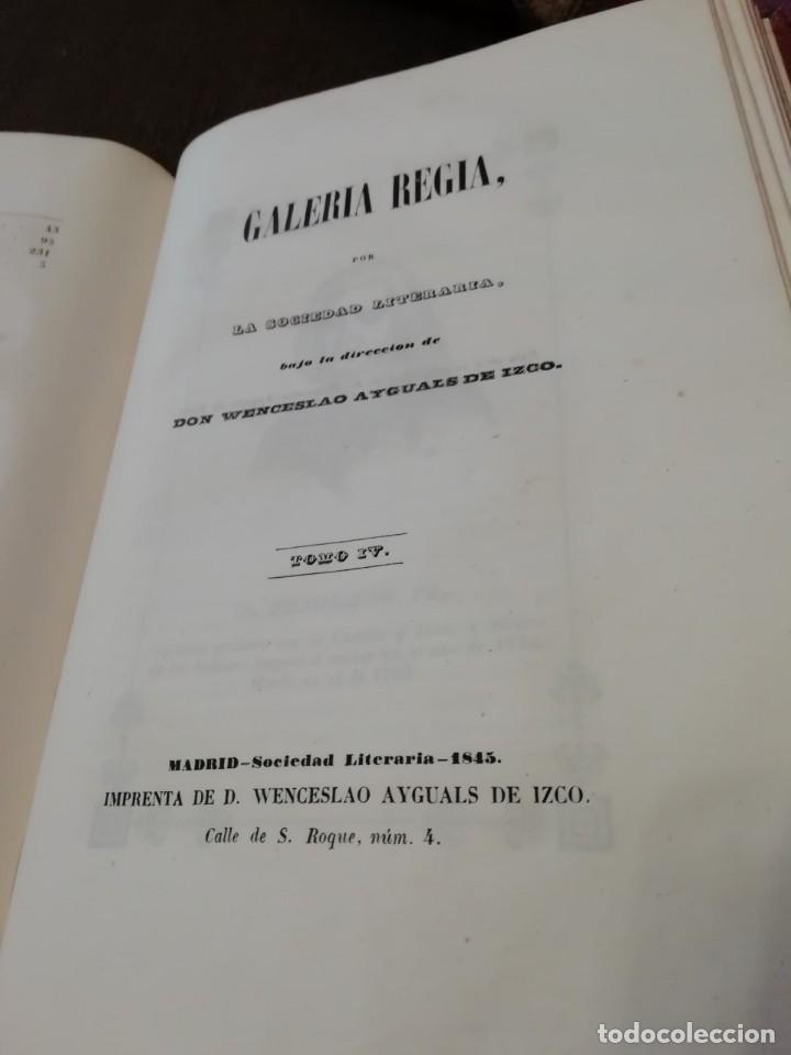 Libros antiguos: GALER&Iacute;A REGIA.COMPLETA EN 2 TOMOS . EDICION DE LUJO - Foto 3
