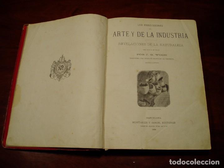 Livres anciens: Libro Los Precursores del Arte y la Industria 1886