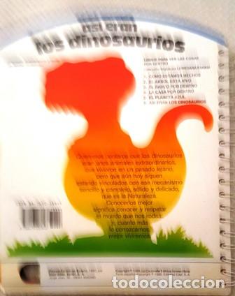 Libros antiguos: LIBRO TROQUELADO EN EL INTERIOR - ASI ERAN LOS DINOSAURIOS - - Foto 5