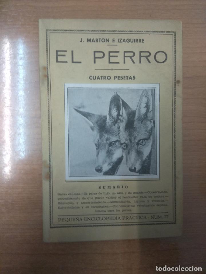 Libros antiguos: EL PERRO - J. MARTON E IZAGUIRRE - Foto 1