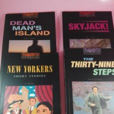 Libros antiguos: LOTE 4 LIBROS-NEWW YORKERS,SKYJACK!,DEAD MAN´S ISLAND Y THE THIRTY-NINE STEPS-SOXFORD UNIVERSITY PR. Lote 159587390