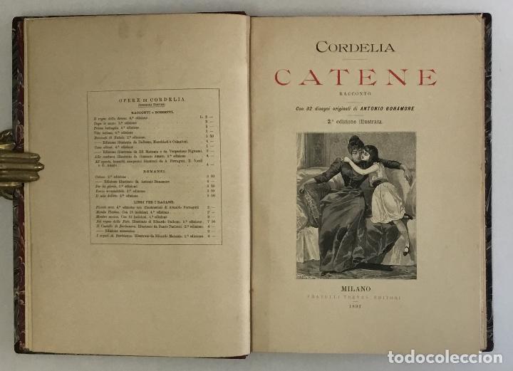 Libros antiguos: CATENE. RACCONTO. - CORDELIA. - Foto 3
