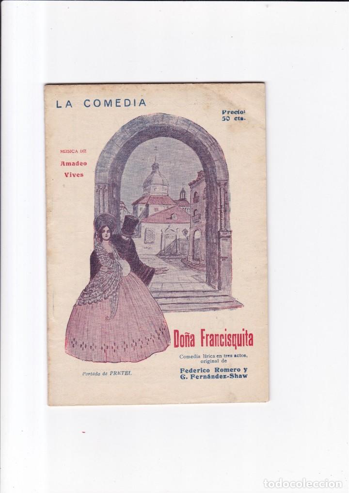 Libros antiguos: DO&Ntilde;A FRANCISQUITA - LA COMEDIA - N&ordm; 13 / 1925 - Foto 1
