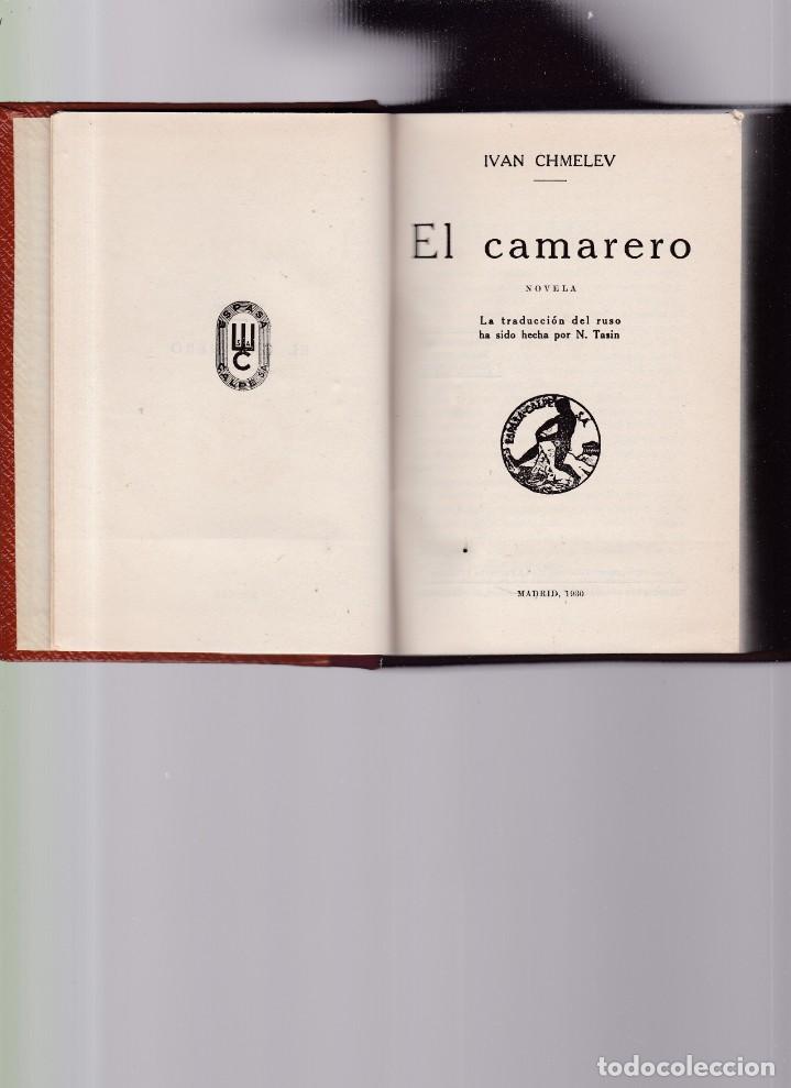 Libros antiguos: IVAN CHMELEV 1930 & ERCKMANN-CHATRIAN 1943 - EDITORIAL ESPASA-CALPE - Foto 2