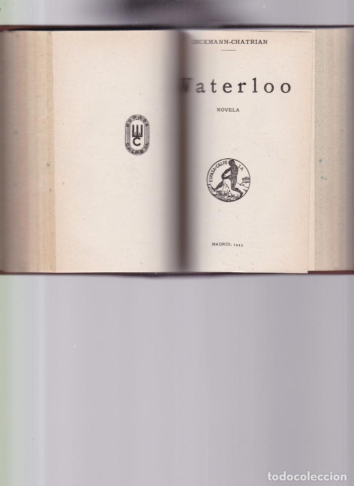 Libros antiguos: IVAN CHMELEV 1930 & ERCKMANN-CHATRIAN 1943 - EDITORIAL ESPASA-CALPE - Foto 3