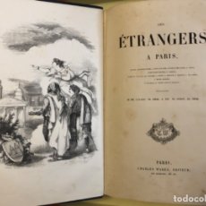Libros antiguos: PARIS- LES ETRANGERS A PARIS- LIBRO ILUSTRADO- CA 1.900