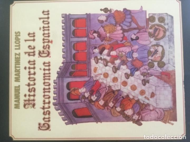 Libros antiguos: Historia de la gastronom&iacute;a espa&ntilde;ola - Foto 1