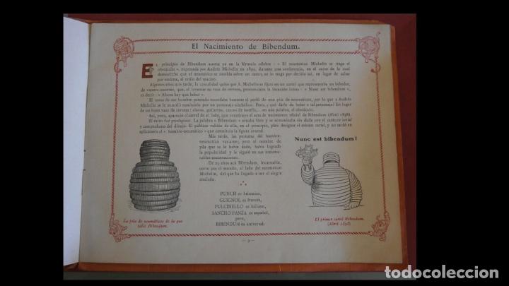 Libros antiguos: El alegre Bibendum. Historia del mu&ntilde;eco neumatico Michelin - Foto 3
