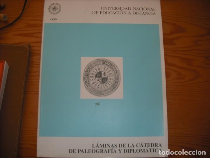 Libros antiguos: L&aacute;minas de la c&aacute;tedra de paleograf&iacute;a y diplom&aacute;tica - Foto 1