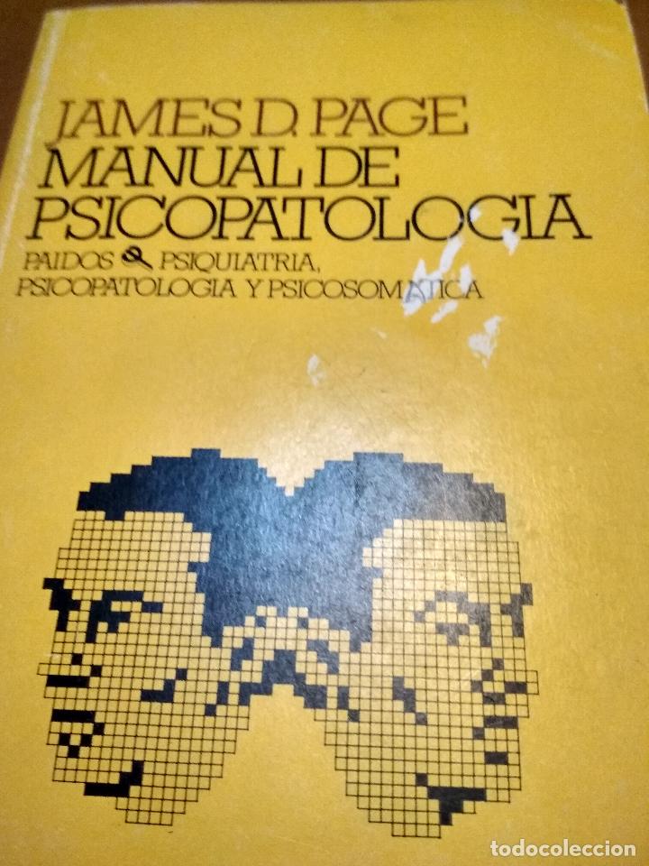 Libros antiguos: Manual de psicopatalogia - Foto 1