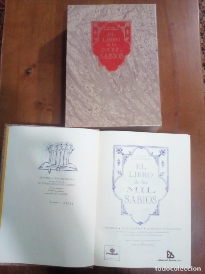 Libros antiguos: EL LIBRO DE LOS MIL SABIOS - Foto 2