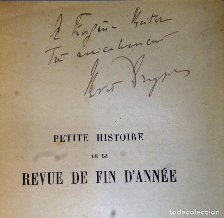 Libros antiguos: PETITE HISTOIRE DE LA REVUE DE FIN D&acute;ANN&Eacute;E - Foto 2