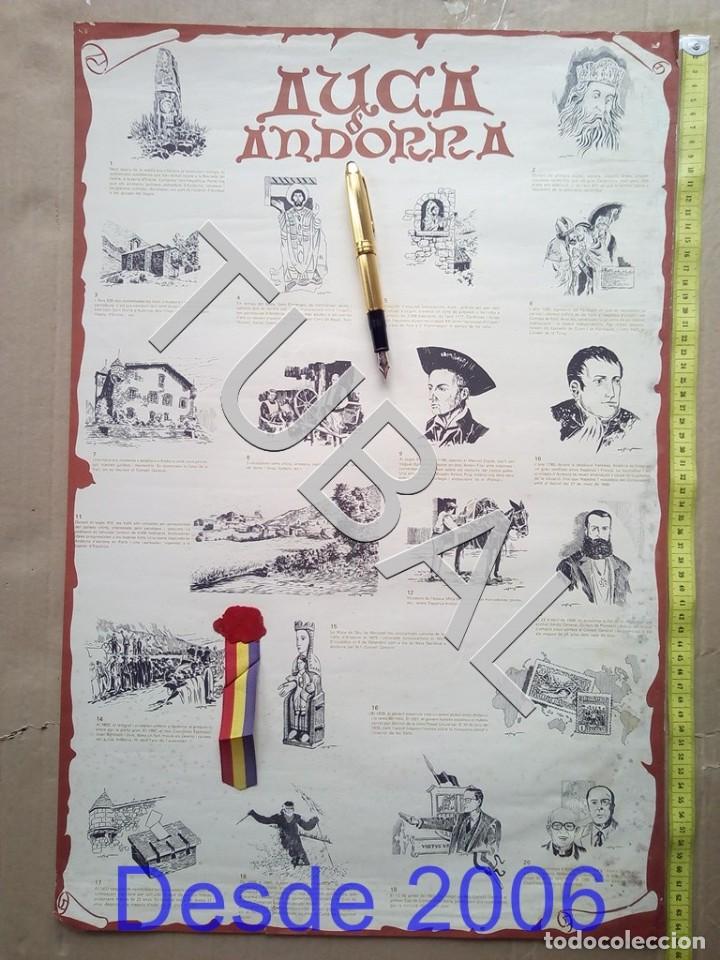 Libros antiguos: TUBAL ANTIGUO CARTEL AUCA D'ANDORRA 66 CMS