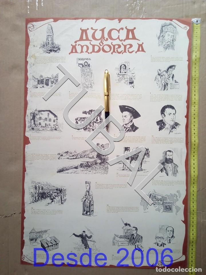 Libros antiguos: TUBAL ANTIGUO CARTEL AUCA D'ANDORRA 66 CMS