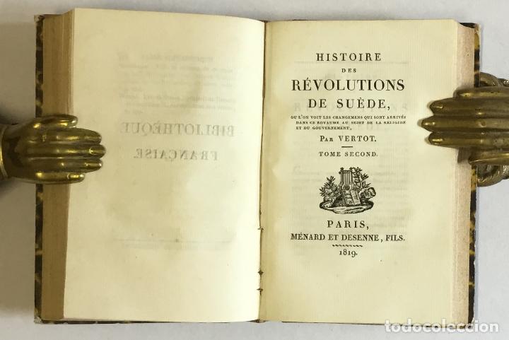 Libros antiguos: HISTOIRE DES R&Eacute;VOLUTIONS DE SU&Egrave;DE... - VERTOT. - Foto 3