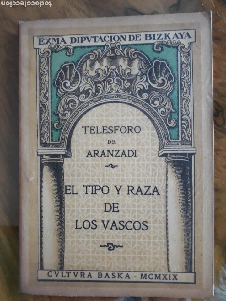 Libros antiguos: EL TIPO Y RAZA DE LOS VASCOS - Foto 1