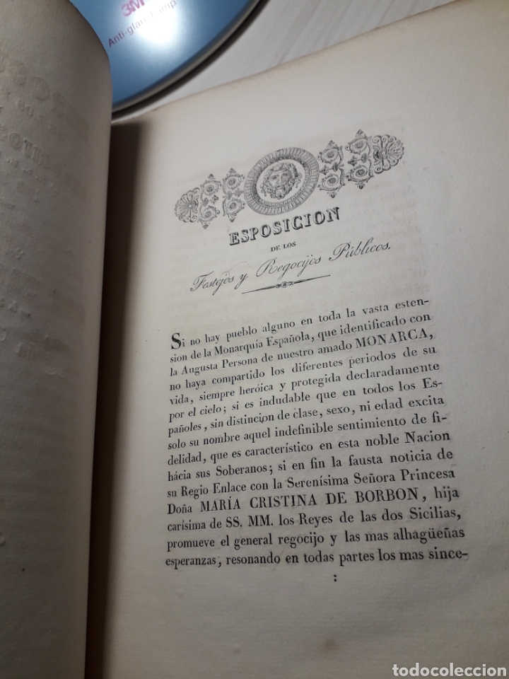 Libros antiguos: ESPOSICION DE LOS FESTEJOS. FERNANDO VII - Foto 2