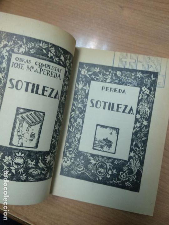 Libros antiguos: JOS&Eacute; MAR&Iacute;A DE PEREDA: SOTILEZA - - Foto 2