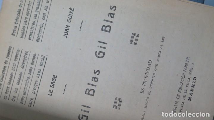 Libros antiguos: NOVELAS BILING&Uuml;ES. GIL BLAS - Foto 2