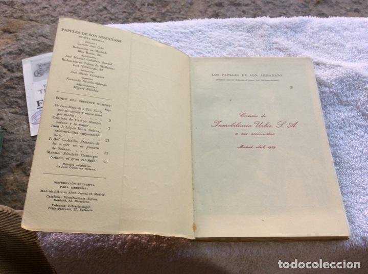 Libros antiguos: Papeles de Son Armadans - Foto 2