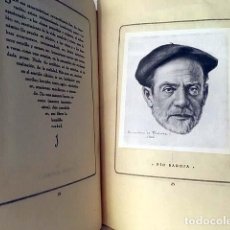 Libros antiguos: PANTORBA : ROSTROS ESPAÑOLES. (1ª ED., 1930) RETRATOS A LÁPIZ DE ESCRITORES, ARTISTAS... AUTÓGRAFO