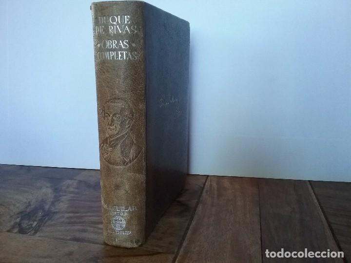 Libros antiguos: Obras completas Angel de Saavedra Duque de Ribas - Foto 5