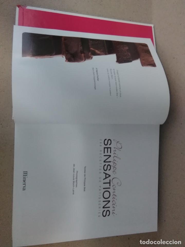 Libros antiguos: Libro Philippe conticini sensations 288 recettes. & - Foto 2