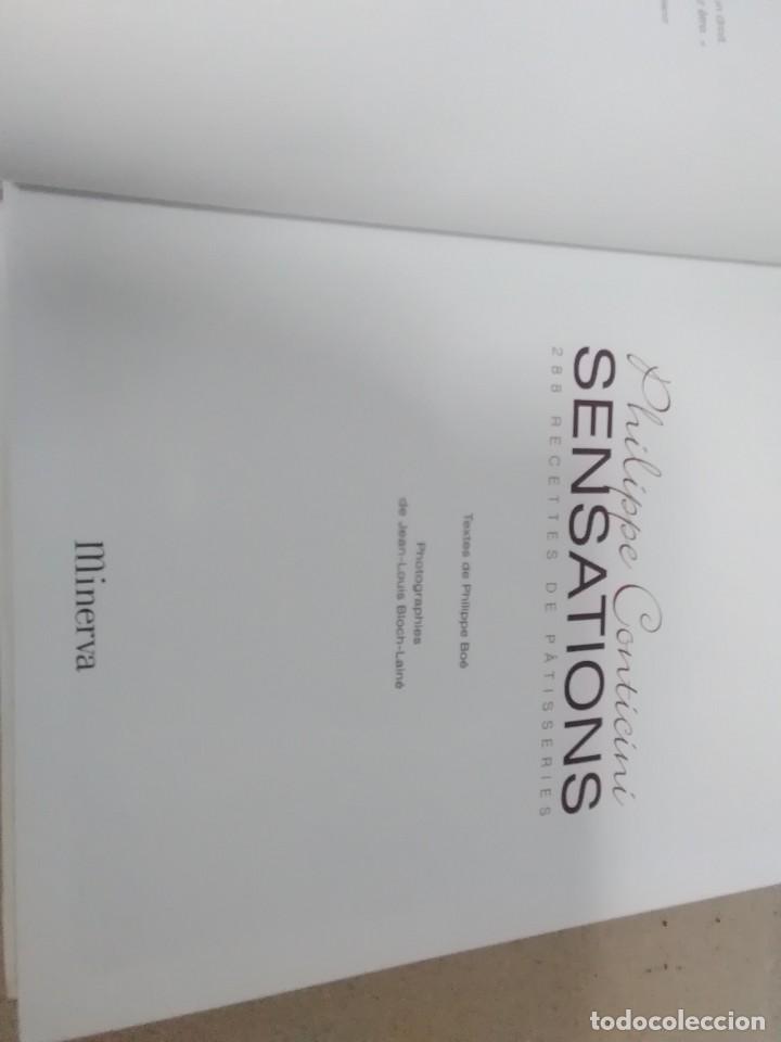 Libros antiguos: Libro Philippe conticini sensations 288 recettes. & - Foto 3