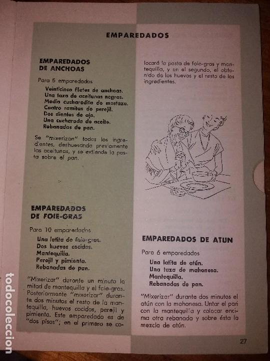 Libros antiguos: RECETARIO MIXER PHILIPS - Foto 5